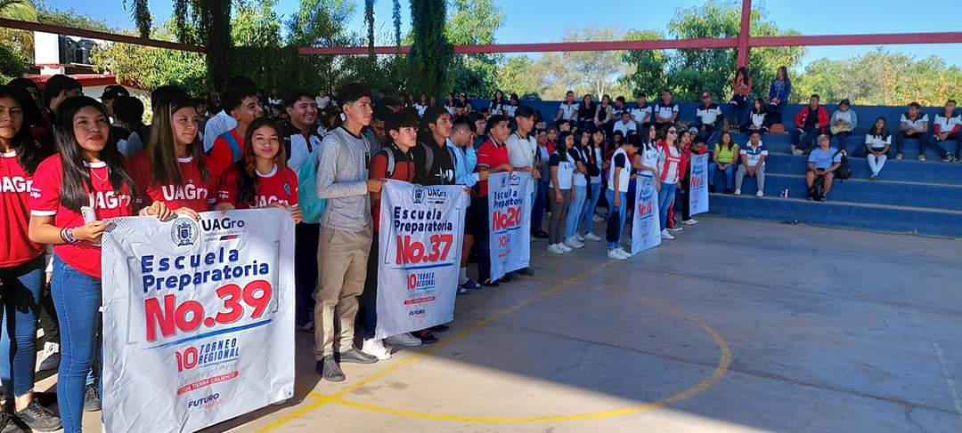 Se llevó a cabo el torneo regional universitario 2024 Tierra Caliente categoría  Nivel Medio Superior, disciplinas fútbol soccer, basquetbol y voleibol con Sede en la Escuela Preparatoria No.39.